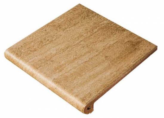 Клинкерная ступень фронтальная Columbia Beige Gres de Aragon 330x330x50/15 мм