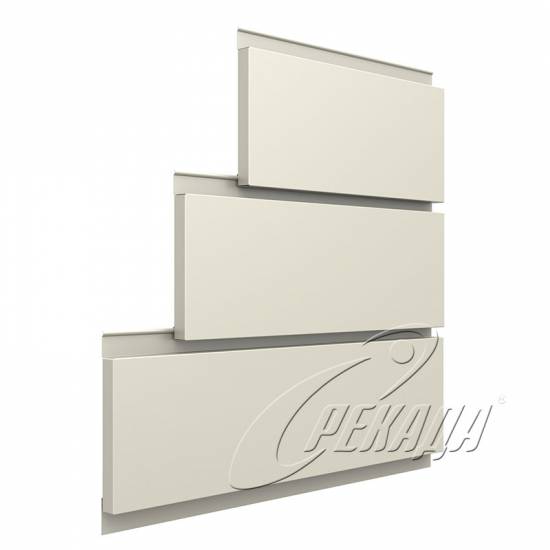 Линеарные панели для вентфасада - RAL 9002 закрытый торец