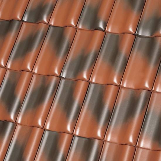 Керамическая черепица Roben Flandern медно-коричневая