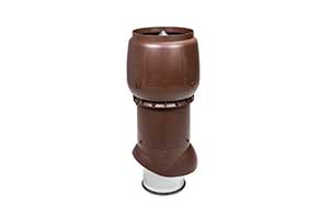 Изолированный вентиляционный выход VILPE XL - 250/ИЗ/700 коричневый + колпак