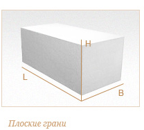 Газобетонный блок ГРАС D500, 600x250x450 мм