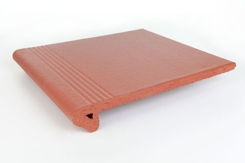 Клинкерная ступень фронтальная Rubi Red Gres Tejo 300x340x50/15 мм