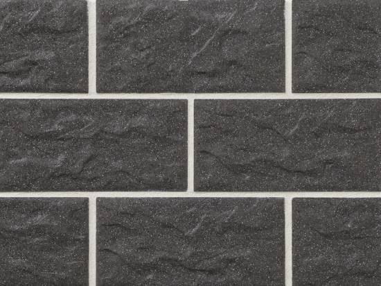 Клинкерная фасадная плитка Stroeher Kerabig KS05 anthrazit, арт. 8430, формат 30-15 302x148x12 мм