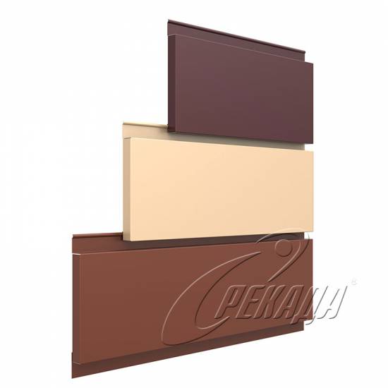 Линеарные панели для вентфасада - Цвет Combi закрытый торец