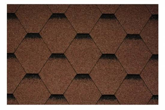 Гибкая черепица Icopal Plano Tema Натурально-коричневый