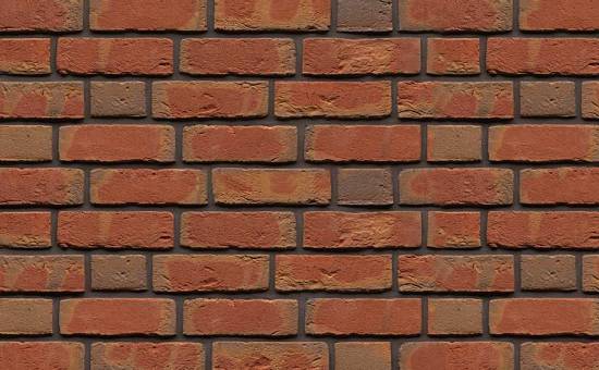 Кирпич ручной формовки Muhr Nr 62, Edwardian Multi Red, 210*45*65 мм