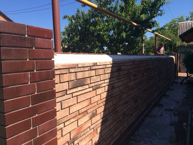 Клинкерный фасад из Stroeher Zeitlos 357 backstein