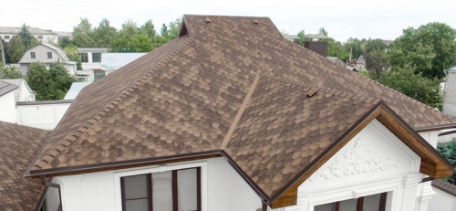 Однослойная гибкая черепица Jazzy медный катепал