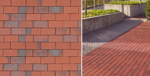 Тротуарный кирпич «ABC-Klinkergruppe» Recker-bunt 200х100х40