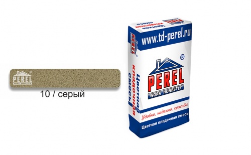Цветной кладочный раствор PEREL NL 0110 серый, 25 кг