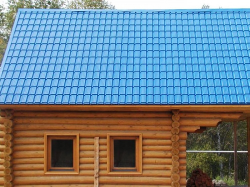 Металлочерепица модерн 0,45 PE RAL 6005 зеленый мох